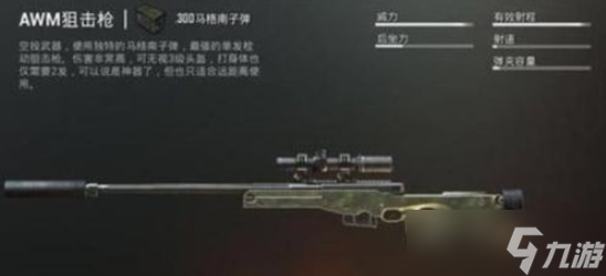 《和平精英》AWM狙擊步槍怎么用截圖
