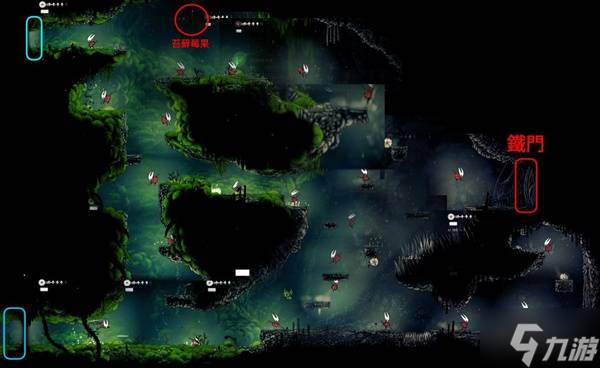 《空洞骑士丝之歌》地图路线拼接分享