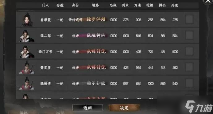 《下一站江湖2》队友培养