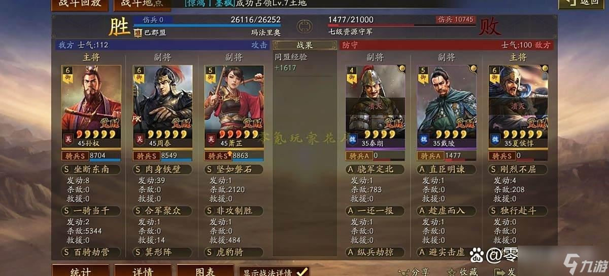 三国志战略版：新的武将实测沈姮搭配横扫千军+疾风骤雨，4回合可爆发16次战法