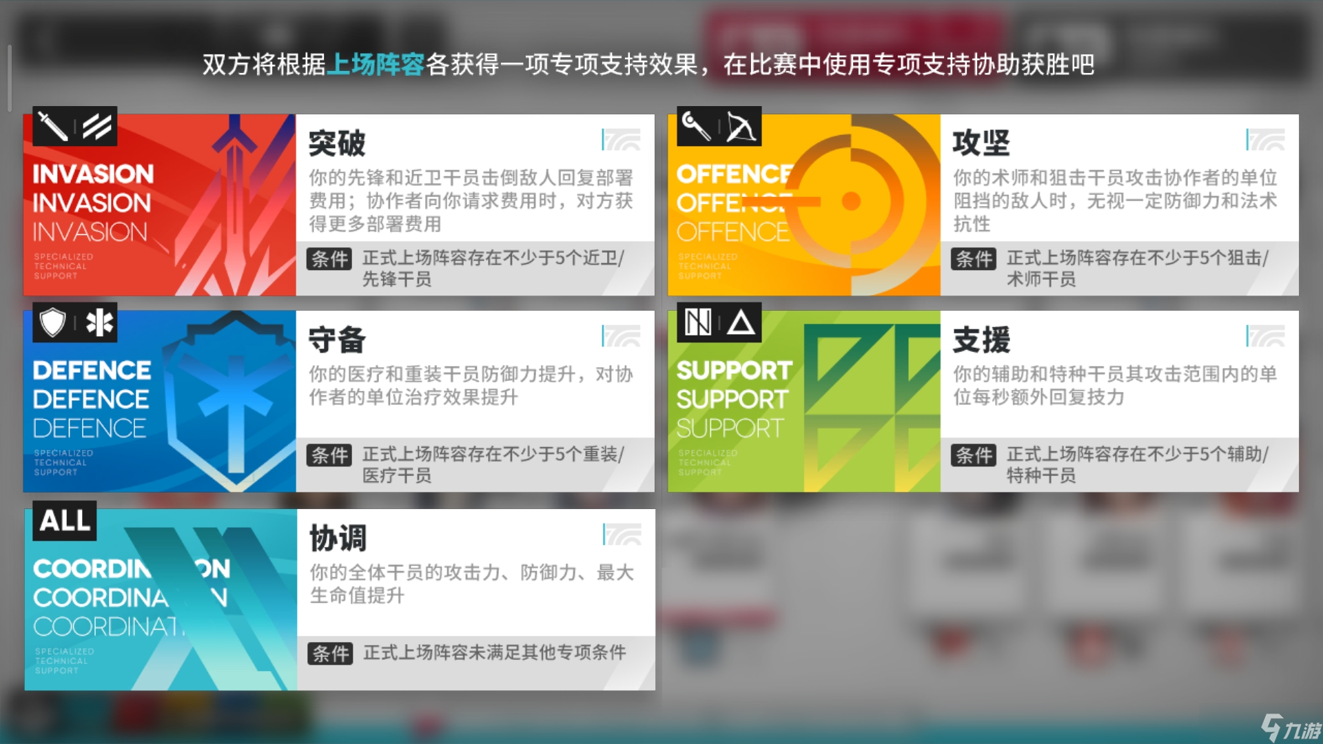 明日方舟促融共竞玩法简析