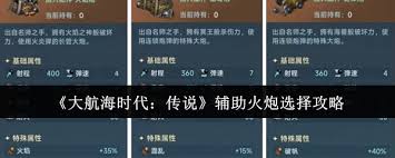 大航海时代传说火炮怎么选
