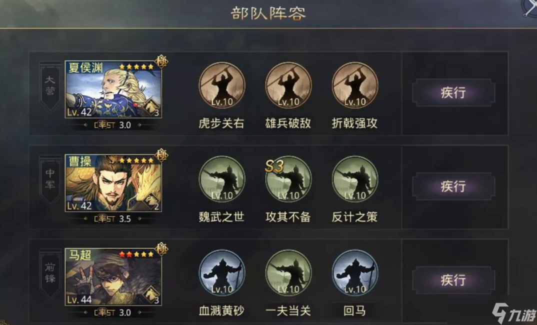 率土之滨马超黑科技阵容推荐