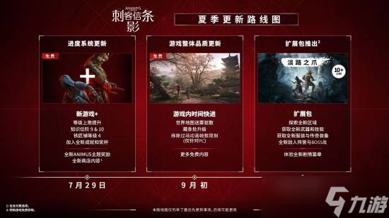 刺客信條 影9月初迎重大更新,玩家期待功能回歸