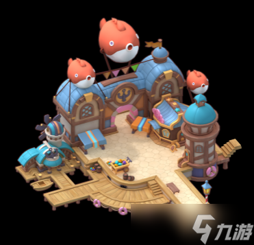 精灵天空岛《建筑百科》第6期｜出航码头与珊瑚水晶瓶