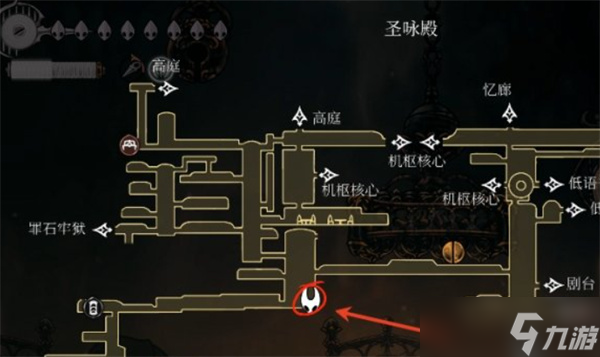 空洞骑士丝之歌如何进入白愈厅