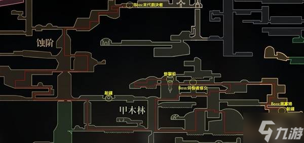 《空洞骑士丝之歌》跑图路线分享