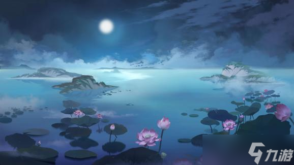 歸隱山居圖夜幕下的《歸隱山居圖》，美輪美奐的全景晝夜交替