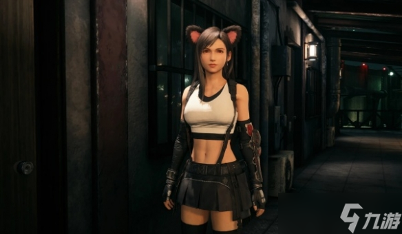 《FF7重生》猫耳蒂法MOD！动态耳尾+战斗呼噜音效