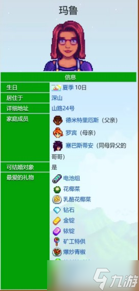 星露谷物语玛鲁好感度事件介绍