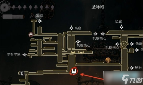 空洞骑士丝之歌如何进入白愈厅