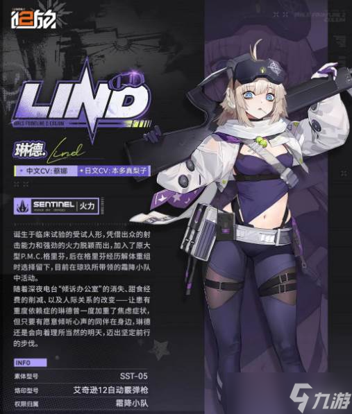 《少女前線2》琳德角色介紹