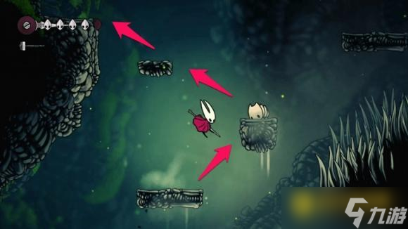 《空洞骑士丝之歌》苔穴入口怎么过-苔穴入口流程图文攻略