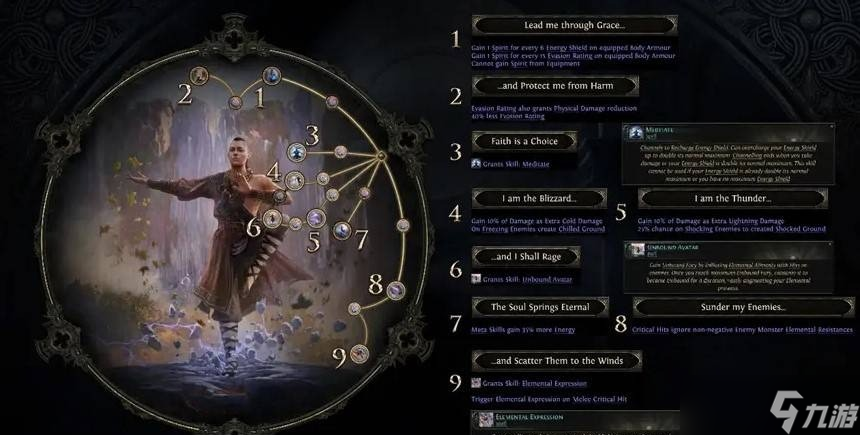 流放之路2第三赛季空手武僧天赋加点-流放之路2第三赛季空手武僧技能怎么搭配