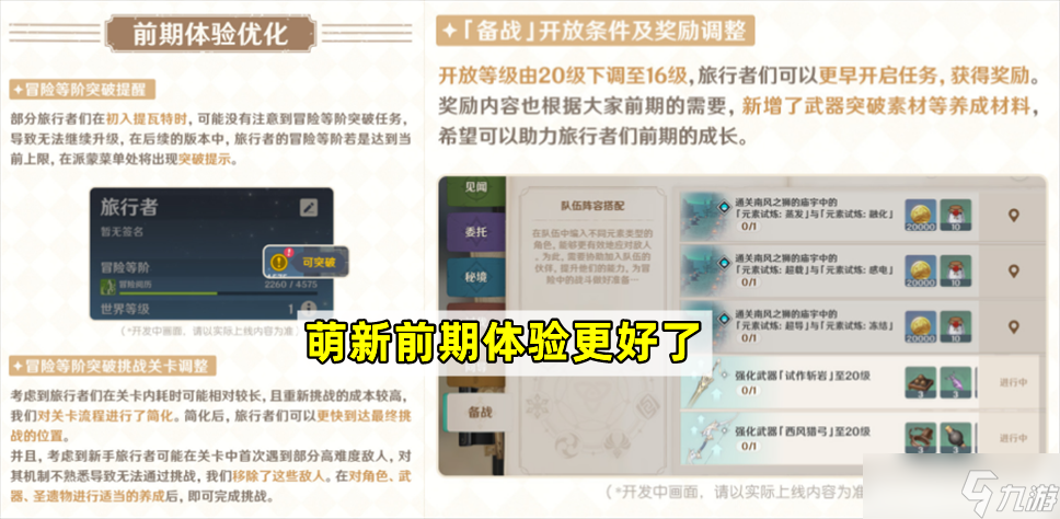 原神原神：官方透露新优化！每日委托可少做，萌新体验圣遗物升级优化