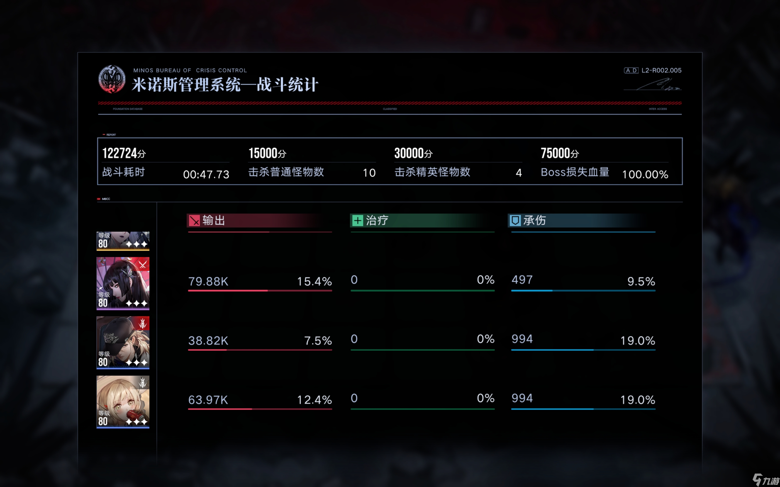 无期迷途0锁诺克斯纯物理队高危74.8w！