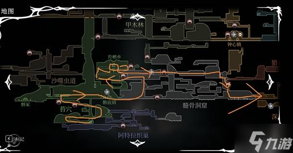 《空洞骑士丝之歌》疾丝跑者奖杯达成攻略 丝之歌速通路线分享