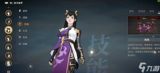 對(duì)決劍之川西河伽羅角色介紹