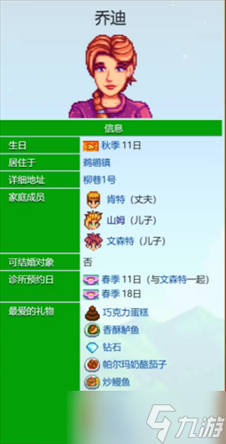 星露谷物语乔迪有哪些爱心事件 星露谷物语乔迪爱心事件一览