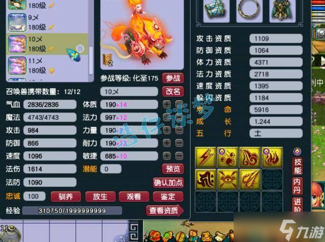 梦幻西游：175化生寺，14+9硬件愤怒6特技，搭配16锻输出没问题！