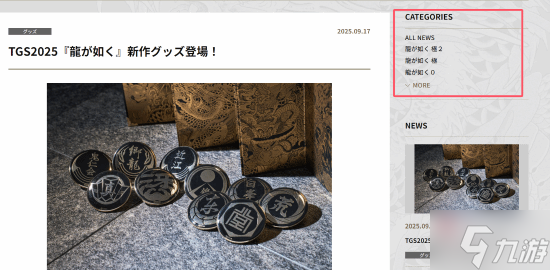 即将官宣？曝如龙官网上短暂出现《如龙：极3》分类