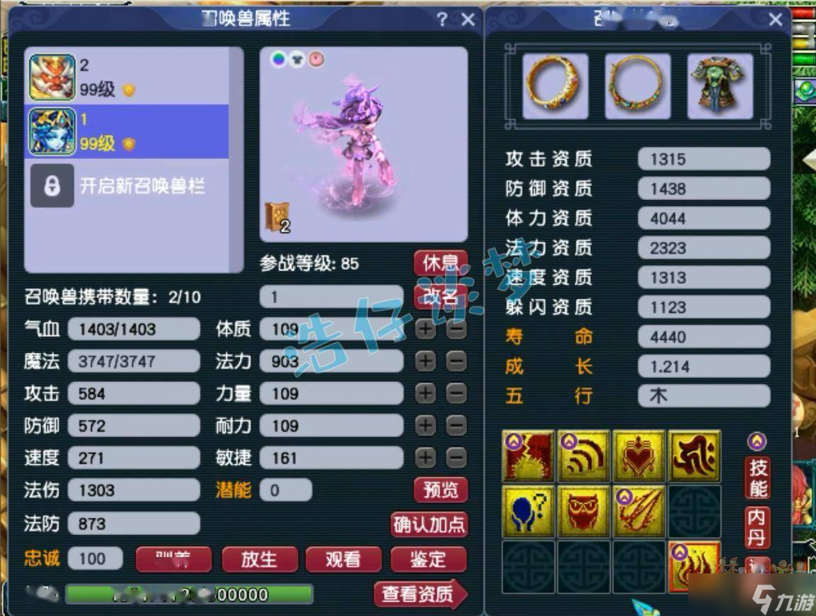 梦幻西游：89级神木林展示，带罕见冠军套装备，竞速任务很不错！