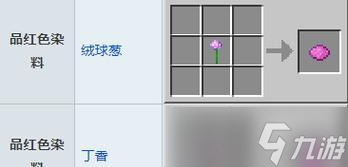 《我的世界》游戏中的染色技巧（各色染料合成介绍）