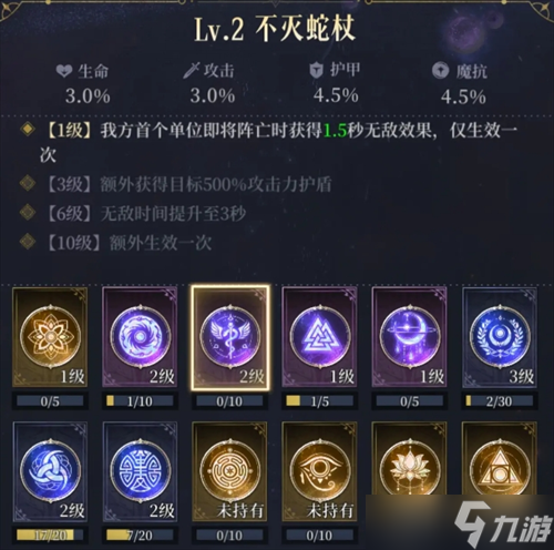 不朽箴言命轮系统图腾解析