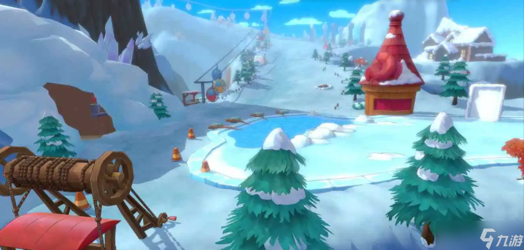 摩爾莊園雪山怎么玩