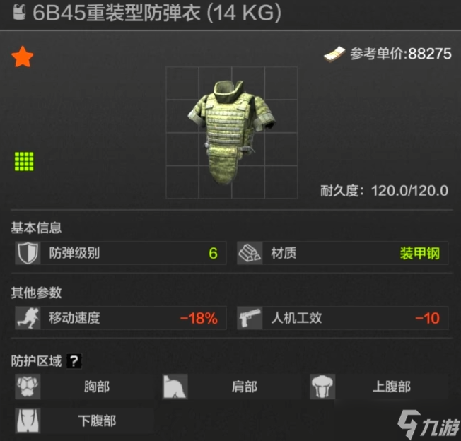 暗区突围哪个六甲最好