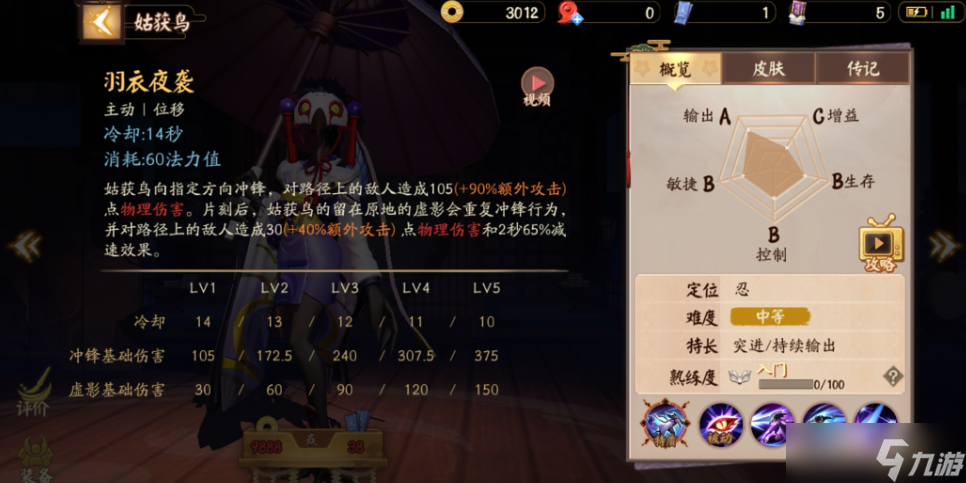 决战平安京姑获鸟怎么玩