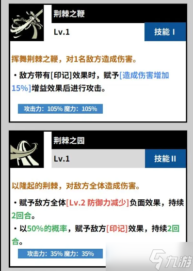 《黑色四叶草魔法帝之道》夏洛特技能图鉴