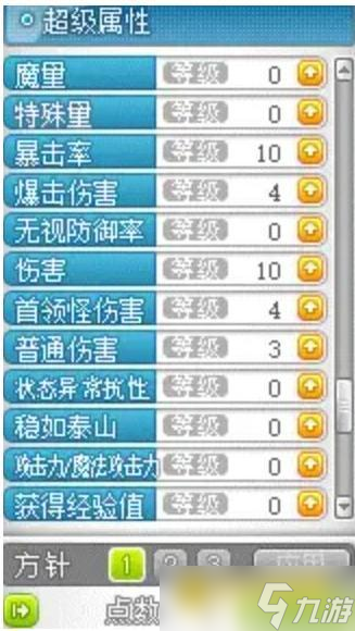 冒险岛米哈尔超级属性加点指南 - 超级属性洗点需要多少金币