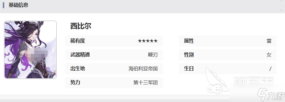 二重螺旋西比尔怎么样 二重螺旋西比尔角色解析