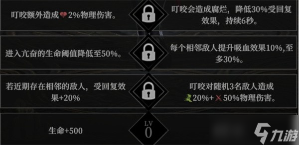 地下城堡4骑士与破碎编年史角色天赋加点攻略