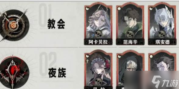 银与绯角色阵容推荐