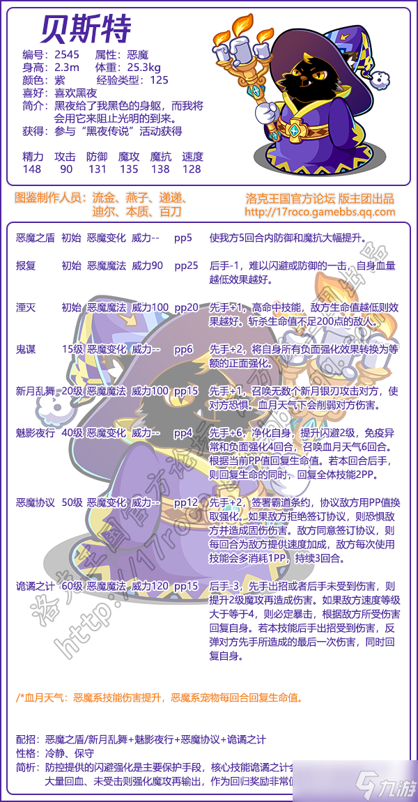 洛克王國最佳性格類型推薦