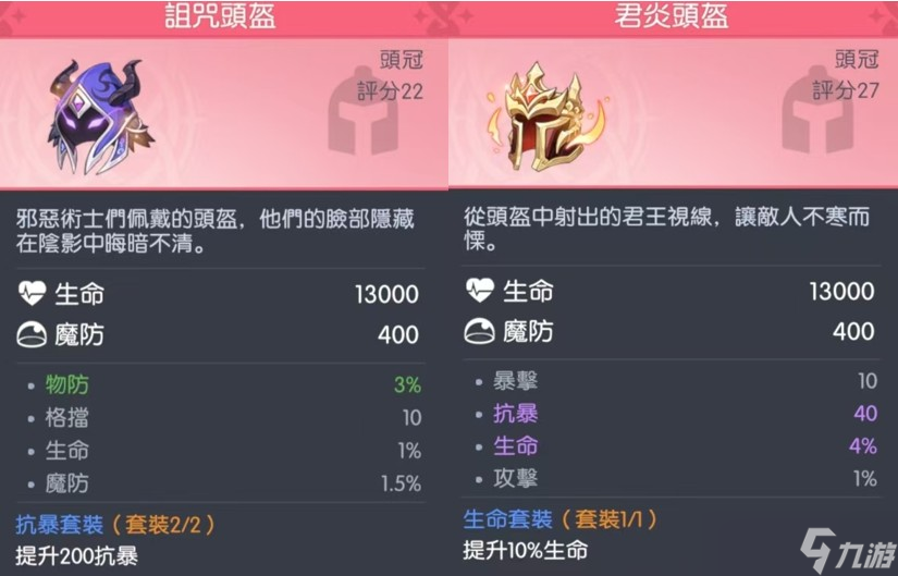 龙魂旅人常见角色装备推荐