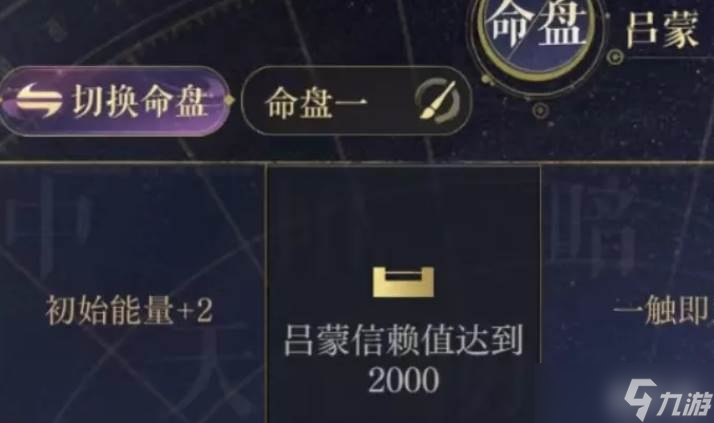 如鸢吕蒙命盘