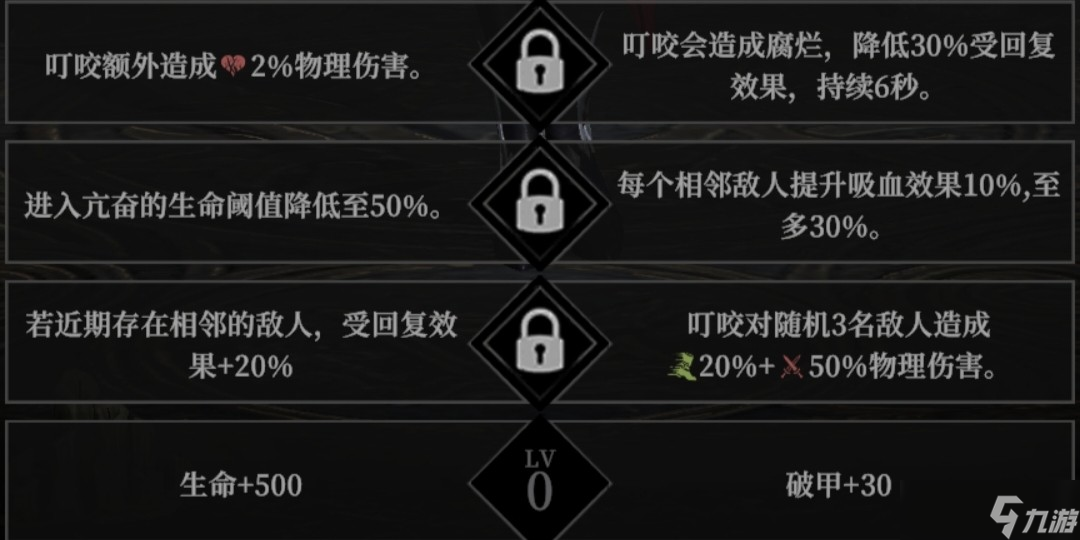 地下城堡4角色天赋选择攻略