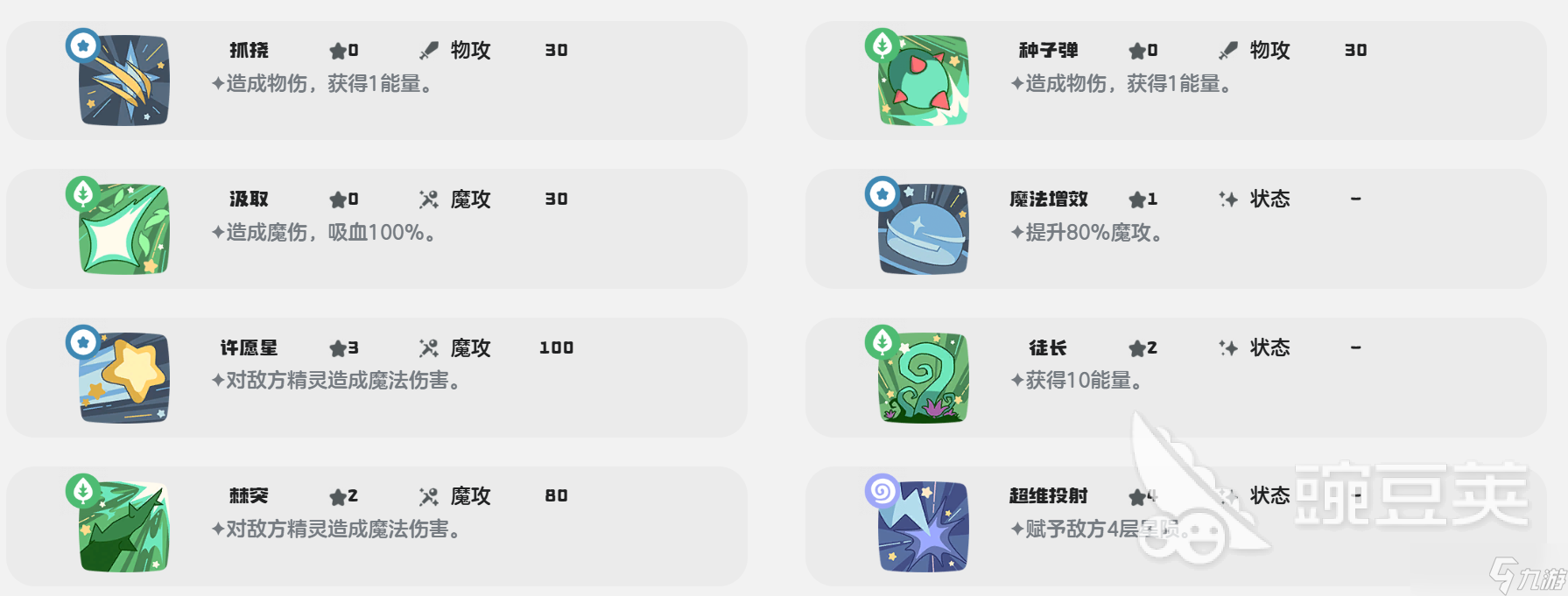 洛克王国手游魔草巫灵技能特点 洛克王国世界魔草巫灵有什么技能