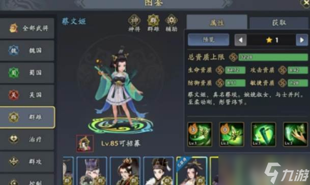 《三国异闻录》蔡文姬