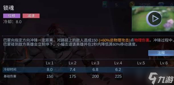 决胜巅峰巴蒙技能