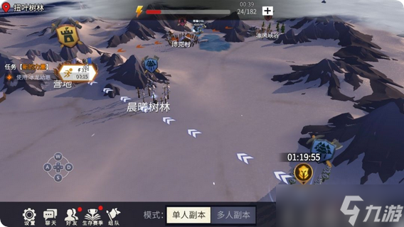 冰原守卫者自动战斗在哪里点