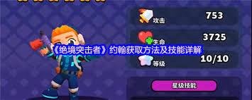 如何获取绝境突击者米兰达