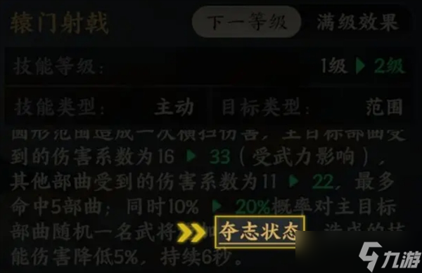 三國群英傳策定九州技能狀態(tài)解析