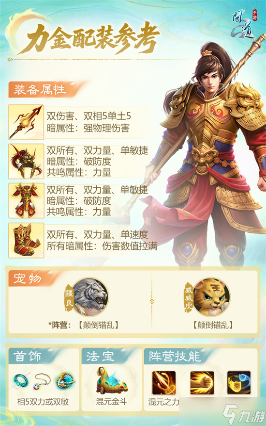 问道手游全民争霸赛最强阵容配装推荐