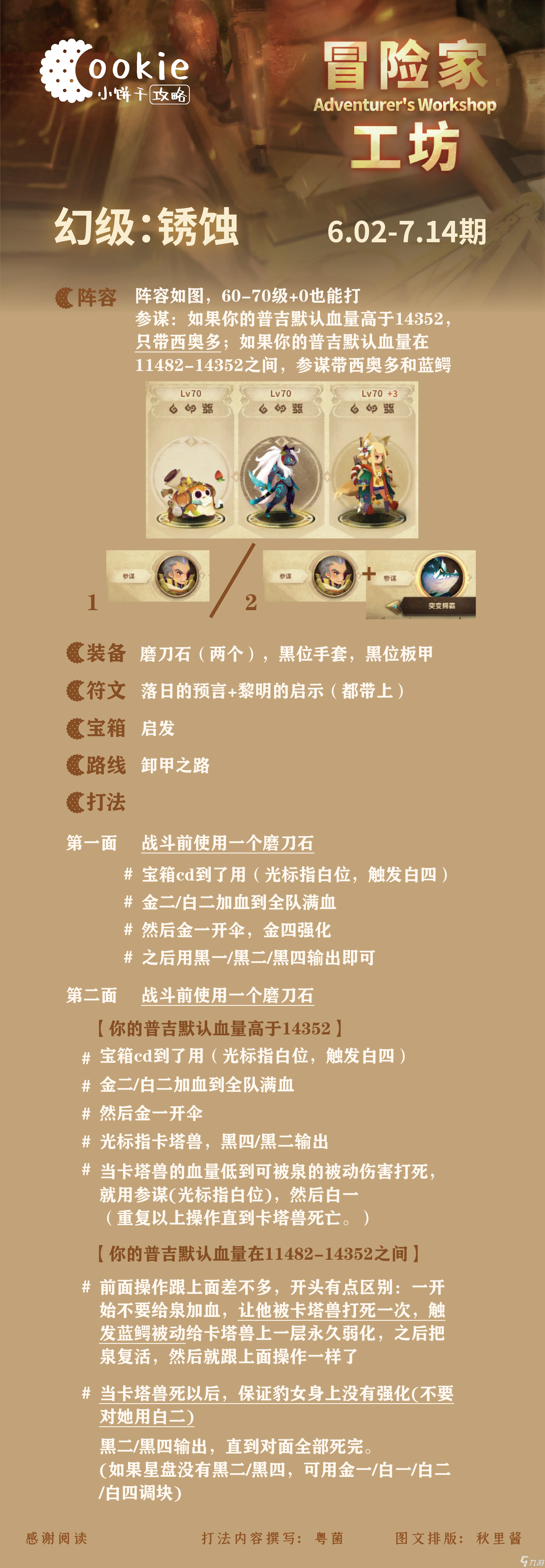 萬(wàn)象物語(yǔ)【小餅干】6.02-7.14期工坊 0加值無(wú)SP無(wú)皮膚平民攻略