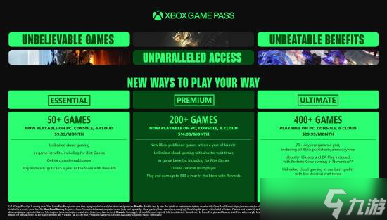 Xbox Game Pass調(diào)價(jià) 新用戶(hù)漲價(jià) 現(xiàn)有用戶(hù)續(xù)訂維持原價(jià)