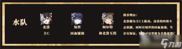 辉烬水队怎么搭配 辉烬手游水队搭配攻略